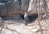 madwrench > THIS WAS A PRETTY BIG CAVE. HAD TO STRETCH MY ARM TO TOUCH THE CIELING ROCK. DON'T KNOW HOW FAR BACK IT WENT; PROBABLY FAR.